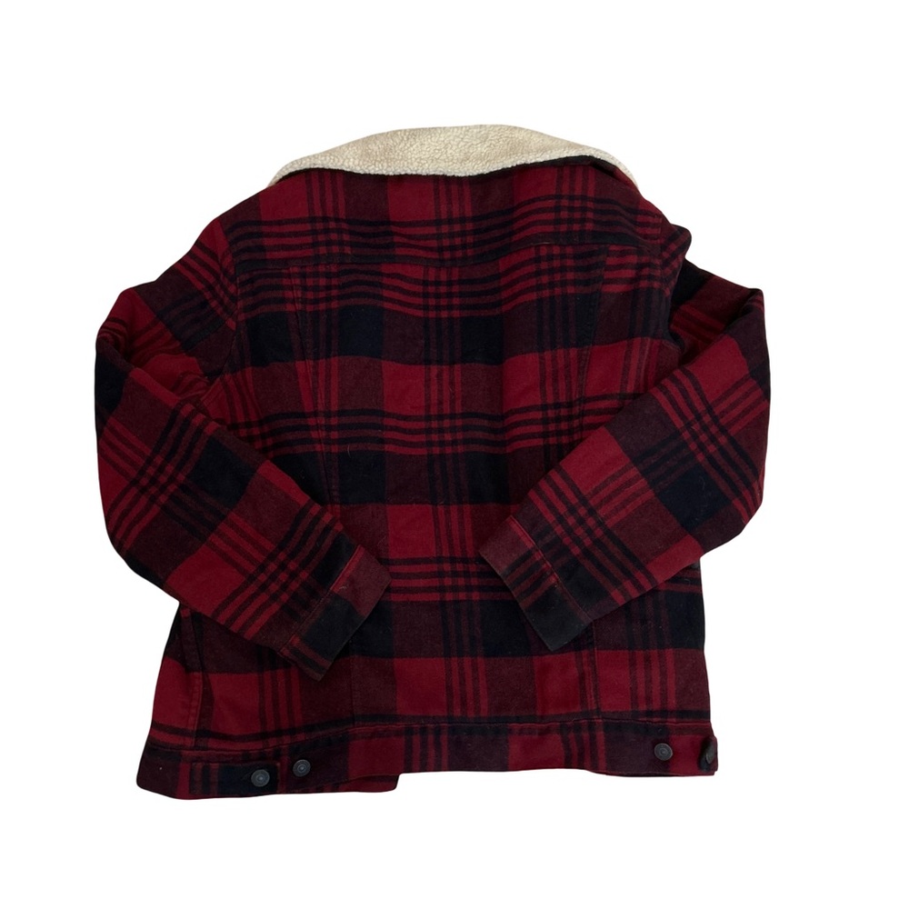 Signature by Levi Strauss  Sherpa Plaid Truck Driver Jacket Men’s Size XXL - Picture 4 of 9